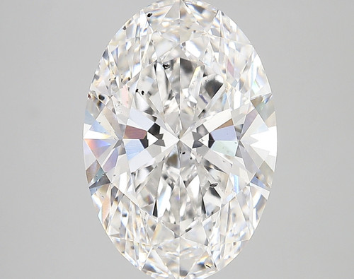 5.47 Carat Oval Lab Grown