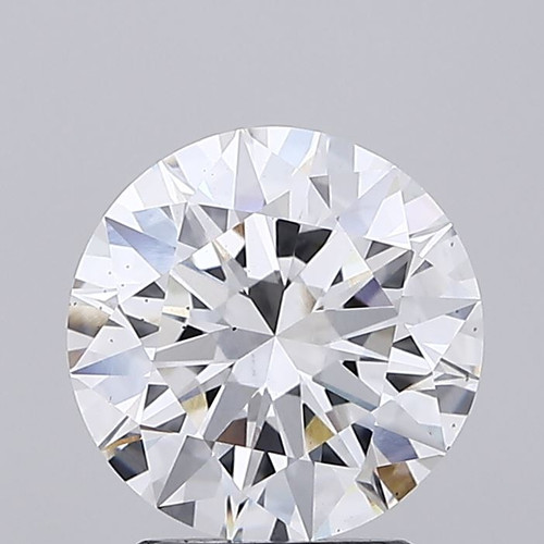 2.51 Carat Round Cut Lab Grown