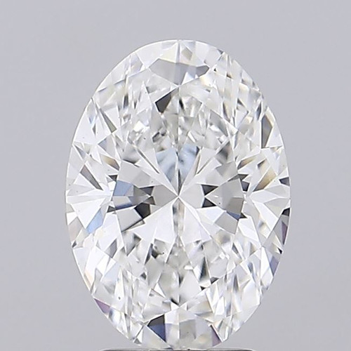 2.42 Carat Oval Lab Grown