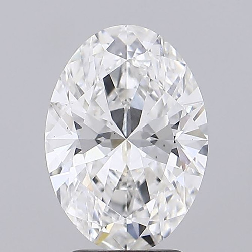 2.63 Carat Oval Lab Grown