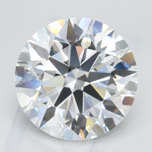 3.12 Carat Round Cut Lab Grown