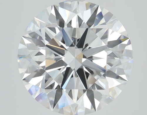5.49 Carat Round Cut Lab Grown