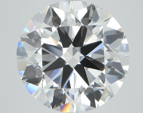 6.02 Carat Round Cut Lab Grown