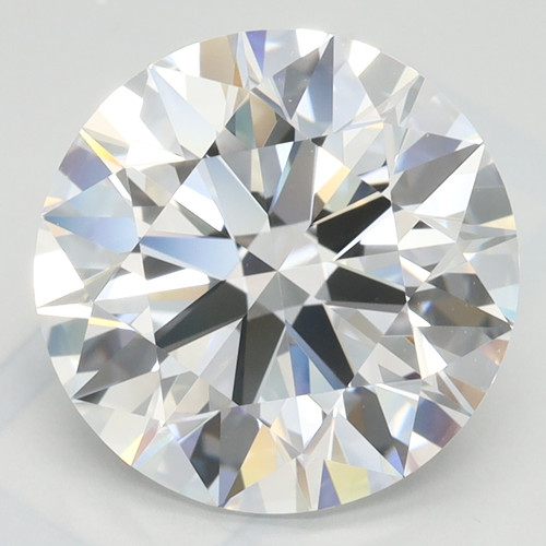 3.47 Carat Round Cut Lab Grown