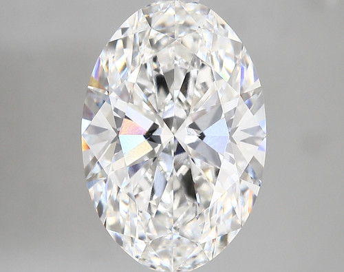 4.44 Carat Oval Lab Grown