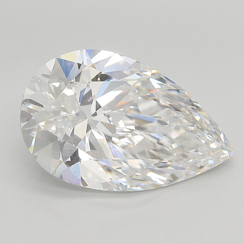 3.88 Carat Pear Lab Grown
