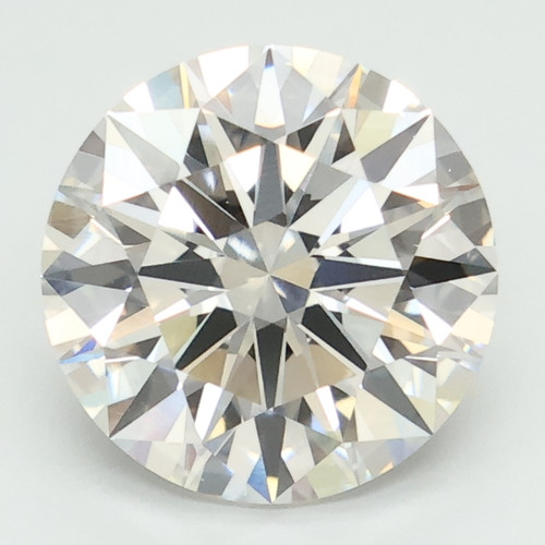 3.07 Carat Round Cut Lab Grown