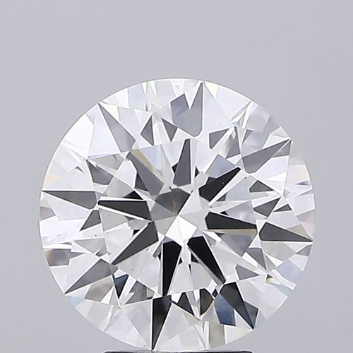 4.37 Carat Round Cut Lab Grown 4.37 Carat Round Cut Lab Grown