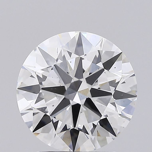 2.76 Carat Round Cut Lab Grown