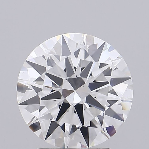 2.51 Carat Round Cut Lab Grown