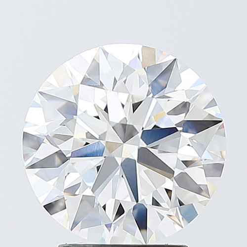 3.07 Carat Round Cut Lab Grown