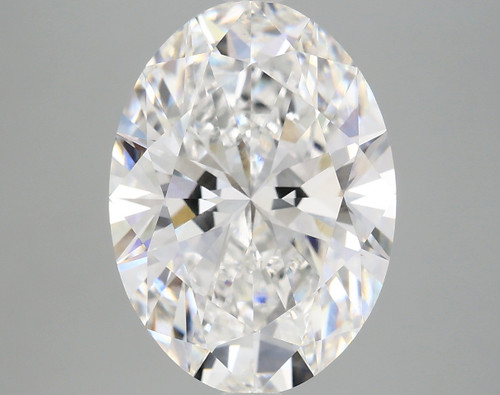 5.74 Carat Oval Lab Grown