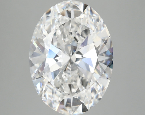 5.69 Carat Oval Lab Grown
