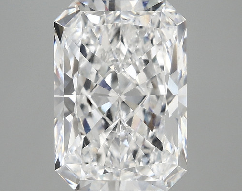 3.77 Carat Radiant Lab Grown
