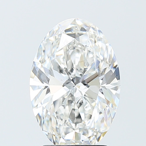 3.07 Carat Oval Lab Grown