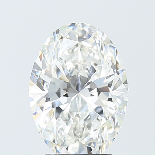 3.08 Carat Oval Lab Grown