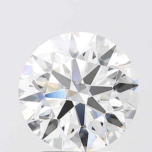 3.08 Carat Round Cut Lab Grown