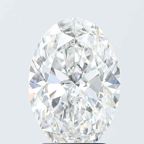 3.08 Carat Oval Lab Grown