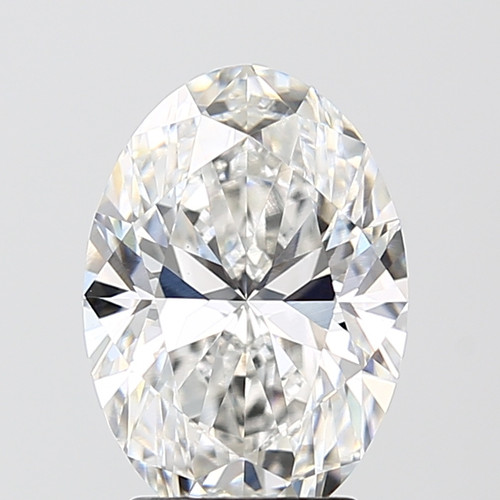 3.08 Carat Oval Lab Grown