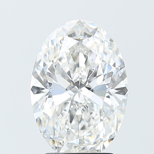 3.08 Carat Oval Lab Grown