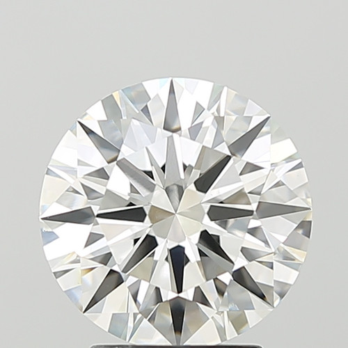 3.08 Carat Round Cut Lab Grown
