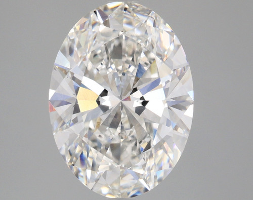 3.83 Carat Oval Lab Grown