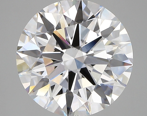 5.04 Carat Round Cut Lab Grown