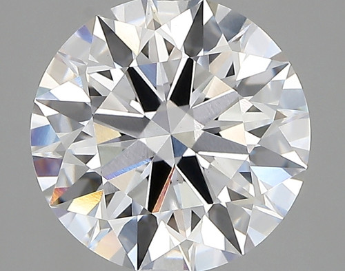 3.08 Carat Round Cut Lab Grown