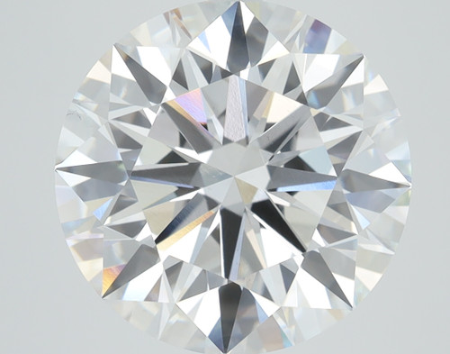 6.02 Carat Round Cut Lab Grown