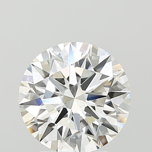 3.07 Carat Round Cut Lab Grown