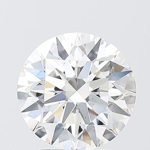 3.02 Carat Round Cut Lab Grown