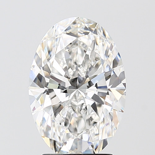 3.08 Carat Oval Lab Grown
