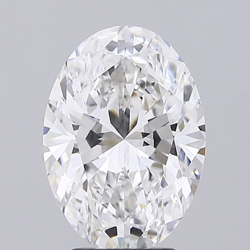 3.40 Carat Oval Lab Grown