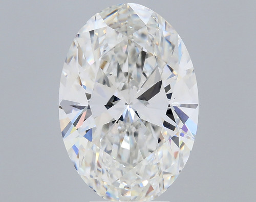 5.58 Carat Oval Lab Grown