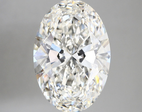 5.73 Carat Oval Lab Grown
