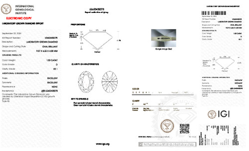 1.50 Carat Oval Lab Grown 1.50 Carat Oval Lab Grown