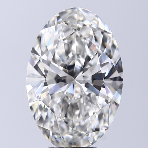 5.50 Carat Oval Lab Grown