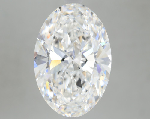 3.81 Carat Oval Lab Grown