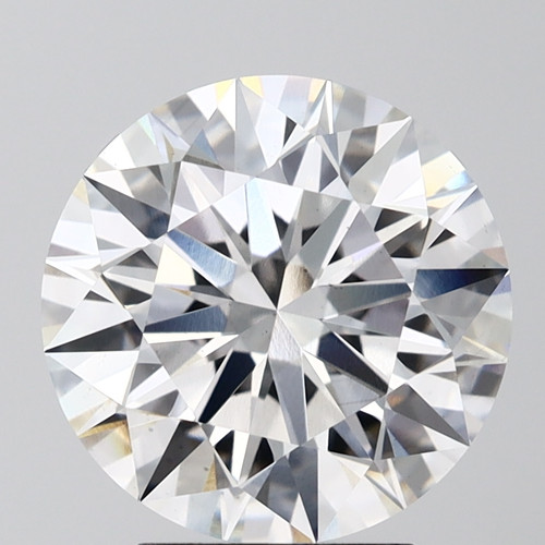 3.58 Carat Round Cut Lab Grown
