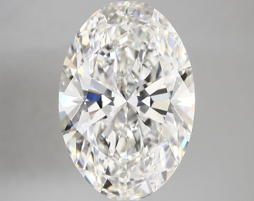 6.44 Carat Oval Lab Grown