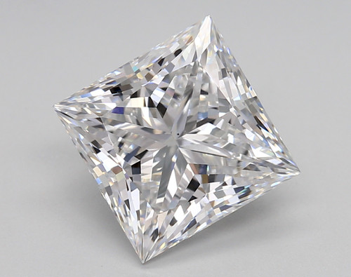 4.44 Carat Princess Lab Grown