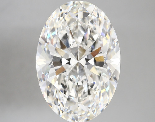 6.18 Carat Oval Lab Grown