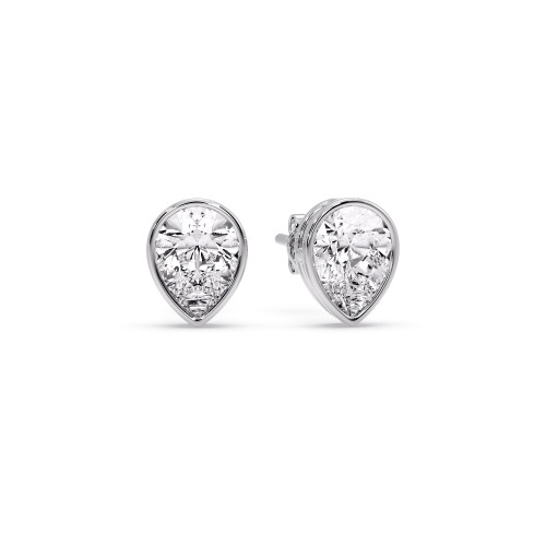 pear-drop-stud-bezel-earring-diamond-two-carat-in-FD-EAR10516PEANGLE1-2.00CT-NL-WG