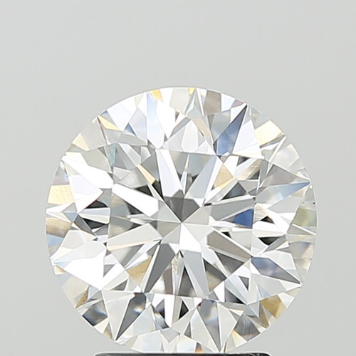 3.04 Carat Round Cut Lab Grown