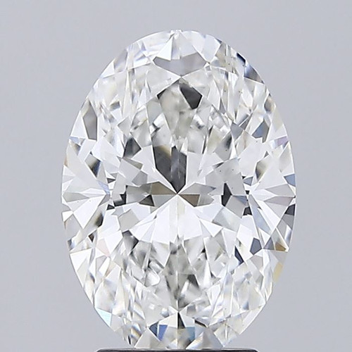2.68 Carat Oval Lab Grown
