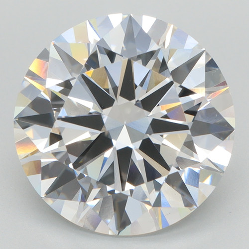 5.51 Carat Round Cut Lab Grown