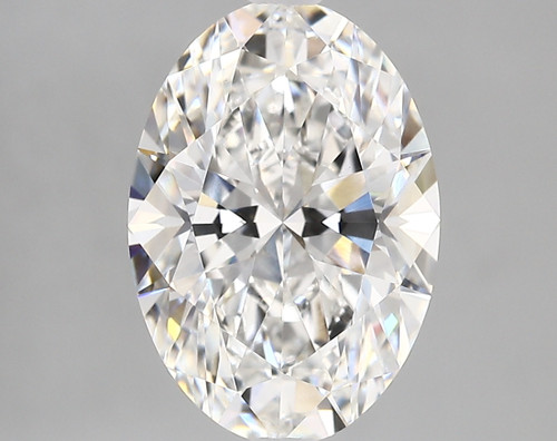 3.80 Carat Oval Lab Grown