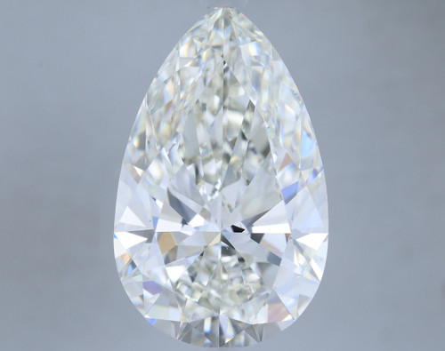6.41 Carat Pear Lab Grown