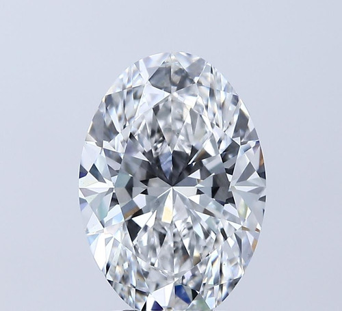3.08 Carat Oval Lab Grown