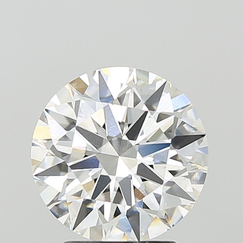 3.09 Carat Round Cut Lab Grown